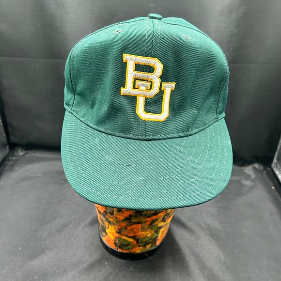 Vintage Baylor Bears Pro Line Hat Fitted Cap Green University Collegiate NCAA - Picture 1 of 8